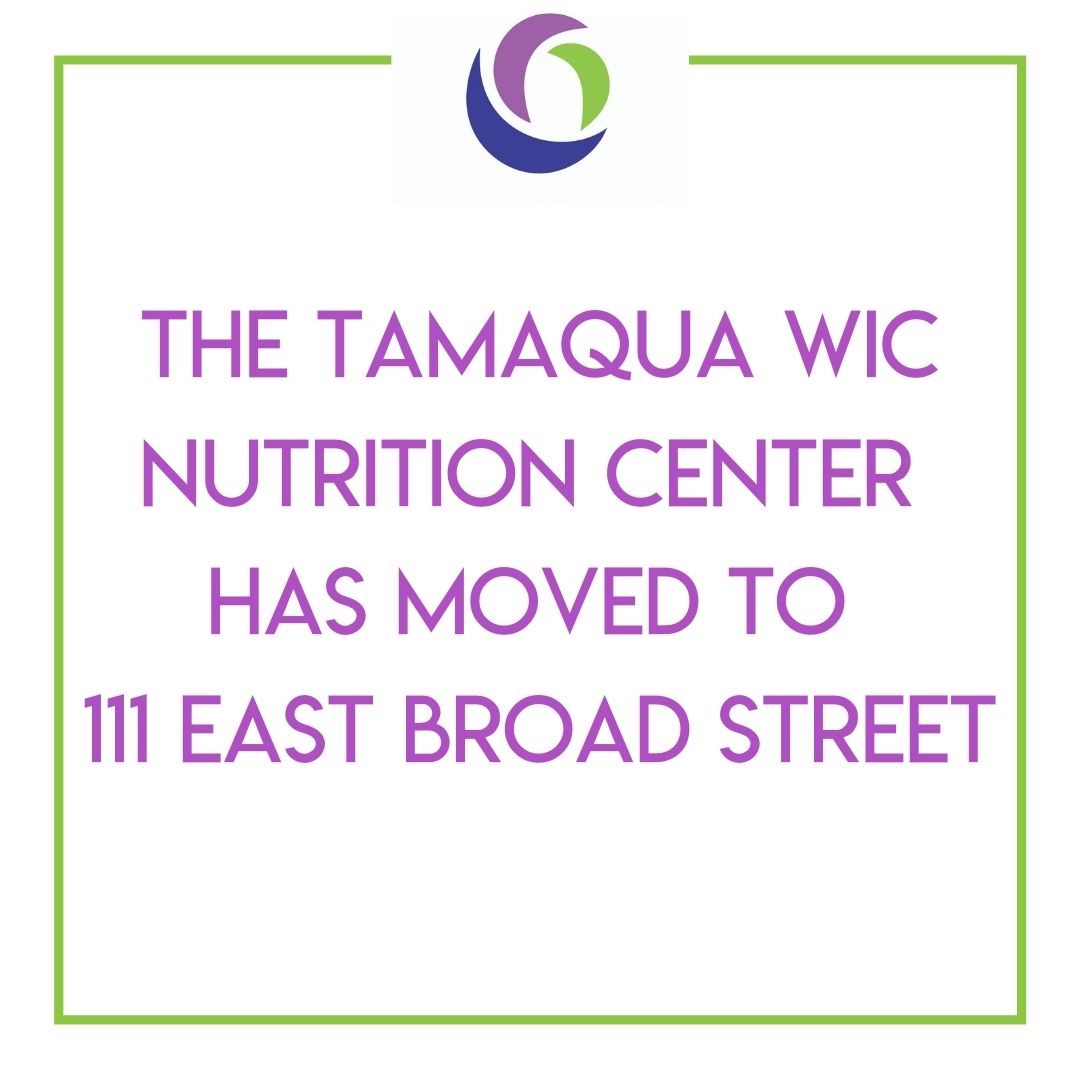 Maternal & Family Health Services Tamaqua WIC Nutrition Center Moves to New Location Featured Image