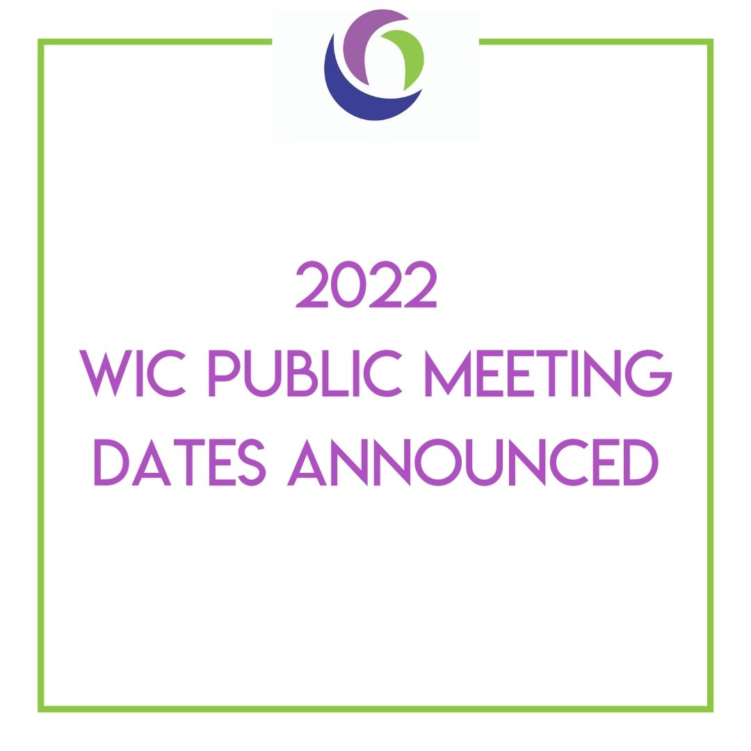 WIC 2022 Public Meetings Announced Featured Image